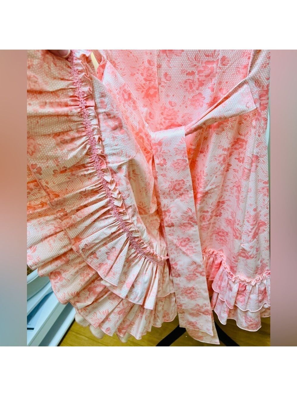 Bodyline Sweet Lolita Pink Floral OP Dress 2L Harajuku J-Fashion Kawaii 2011 New - Picture 16 of 16